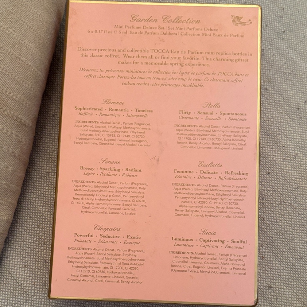 Tocca Garden Collection - 6 Mini Parfums Deluxe - Picture 3 of 7